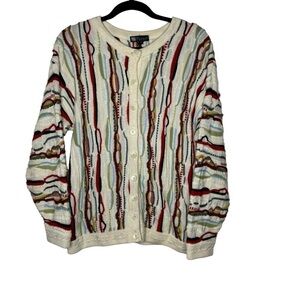 Purely Merino Australia Wool Cardigan Sweater Medium